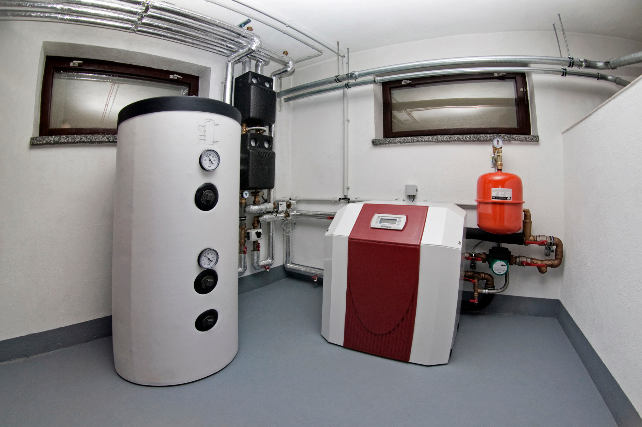 Heizungsanlage mit W&auml;rmepumpentechnik